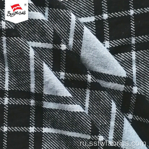 TR Spandex 260gsm Check Жаккардовая ткань